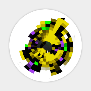 Mosaic Twist (Yellow) Magnet